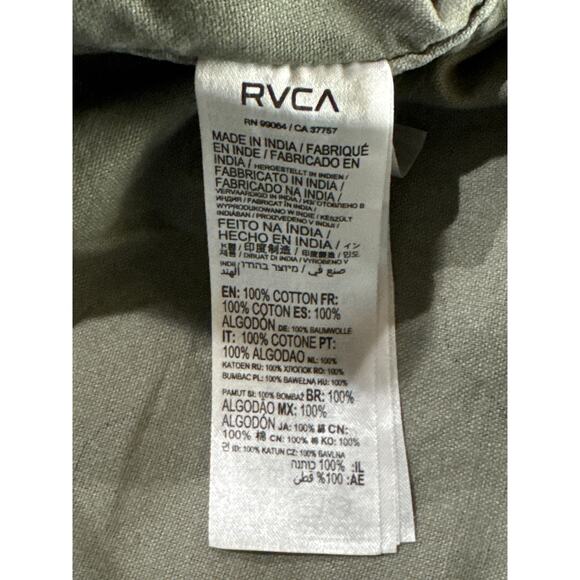 RVCA Panhandle Camo Cotton Flannel, Button Up Shirt, Men, XXL - Picture 6 of 8